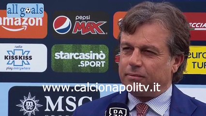 Download Video: Napoli-Torino 1-0 17/10/21 intervista pre-partita Cristiano Giuntoli