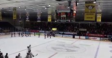 October 17: Fife Flyers celebrate 8-0 win over Manchester Storm