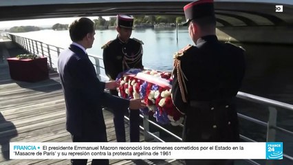 Emmanuel Macron reconoció la represión de la policía francesa a manifestantes argelinos en 1961