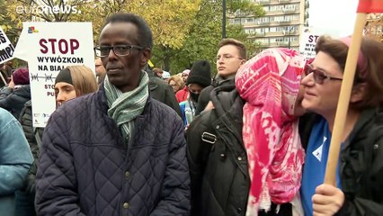 "Остановите пытки на границе": в Варшаве прошла демонстрация в защиту беженцев
