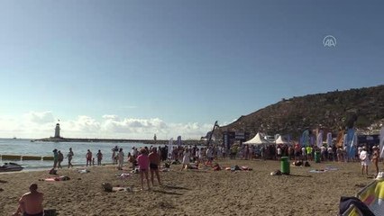 Açık su yüzme yarışı "Oceanman Türkiye" sona erdi