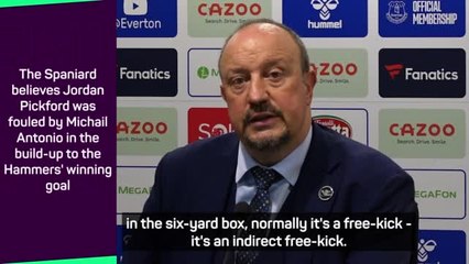 Download Video: Benitez urges referees to 'protect' keepers after Pickford no-call