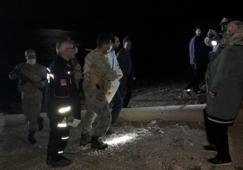 Gölette mahsur kalan kişi kurtarıldı