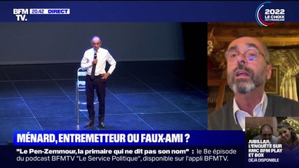 Le Pen/Zemmour: pour Robert Ménard "on est bien partis pour perdre" si les divisions persistent