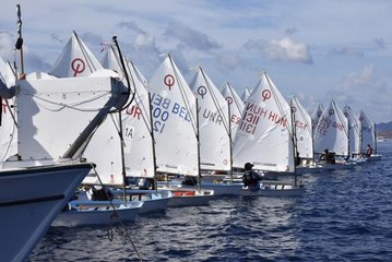 Bodrum'da Uluslararası Optimist Yarışları devam ediyor