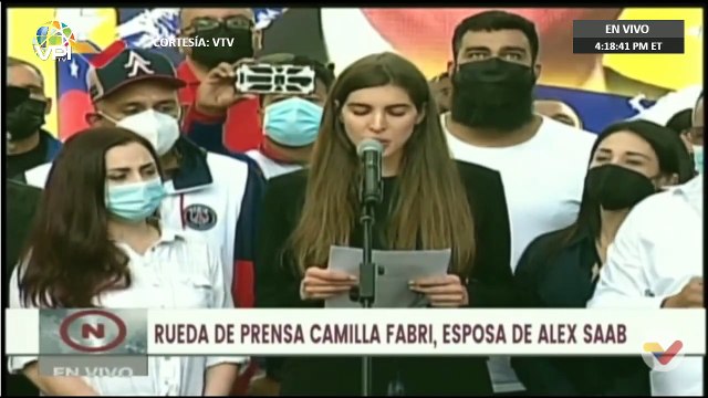 Esposa de Alex Saab ofrece rueda de prensa - #17Oct - Ahora