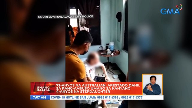72-anyos na Australian, arestado dahil sa pang-aabuso umanong 4-anyos na stepdaughter | UB