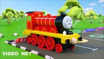 Learning Colors With Funny Trains - Toddler Train Animated Videos - Educational Cartoon For Kids