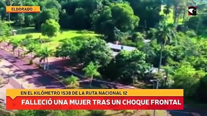 Falleció una mujer tras un choque frontal en Eldorado