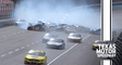 Huge wreck on the backstretch at Texas Motor Speedway