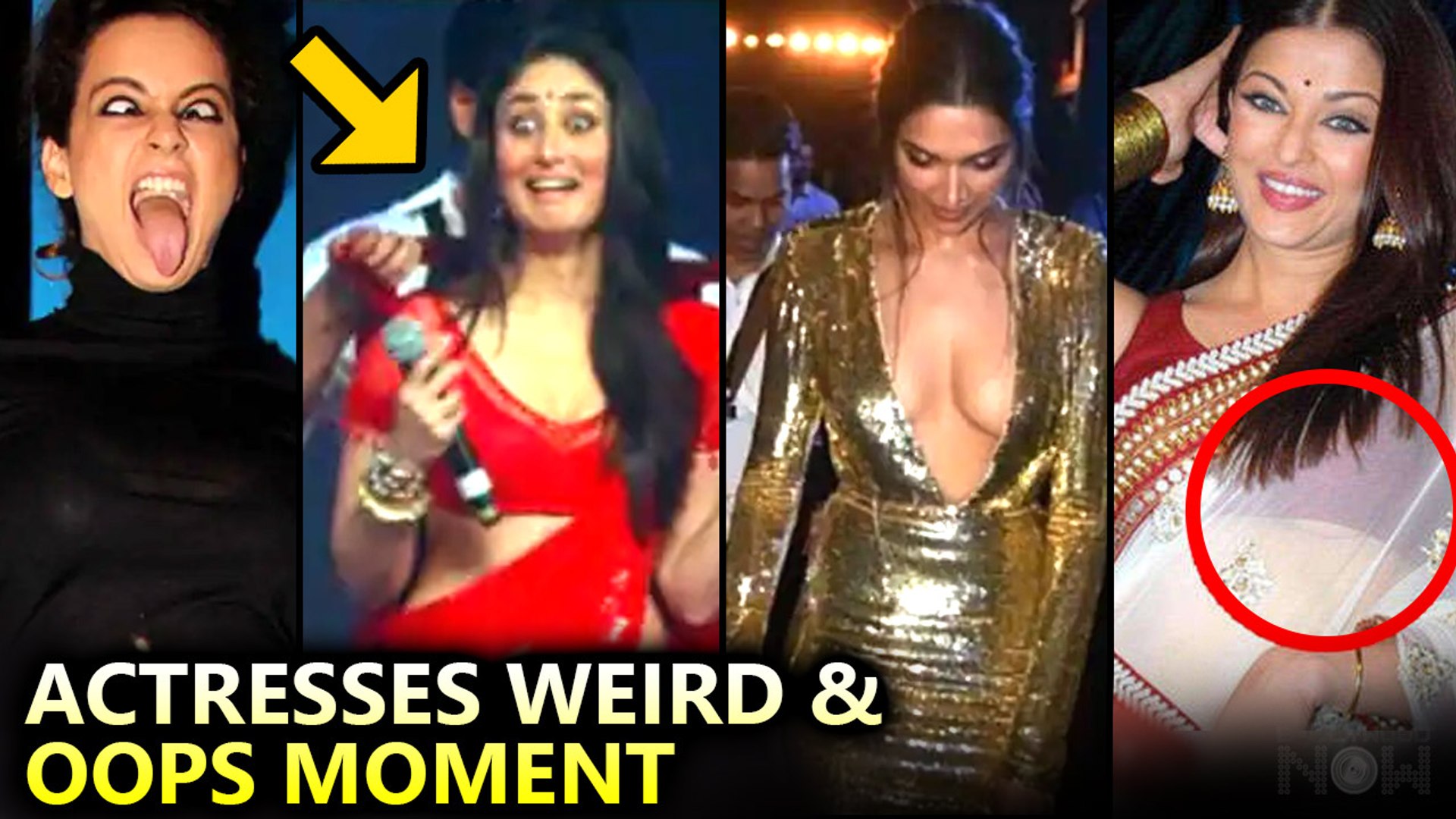 Bollywood Oops Hd Videos - Bollywood Actresses Weird & Oops Moment Caught On Camera | Kangana,  Kareena, Priyanka - video Dailymotion