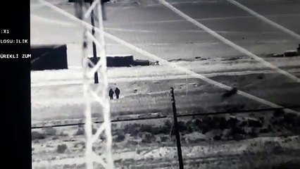 Türkiye'ye sızıyorlardı... Böyle imha edildiler! Teröristlerin imha edildiği görüntüler