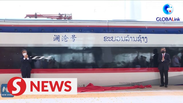 Bullet train for China-Laos railway arrives in Vientiane