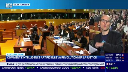 Culture Geek : Comment l'intellingence artificielle va-t-elle révolutionner la justie ?, Anthony Morel - 18/10