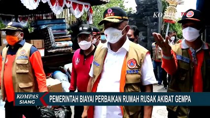 Pemerintah Tanggung Biaya Perbaikan Rumah Rusak Akibat Gempa Bali