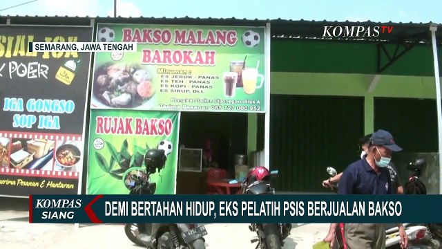 Demi Bertahan Hidup, Eks Pelatih PSIS Semarang Berjualan Bakso