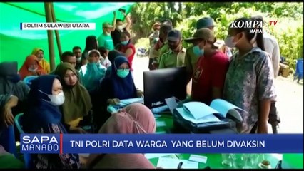 TNI POLRI Data Warga  Yang Belum Divaksin