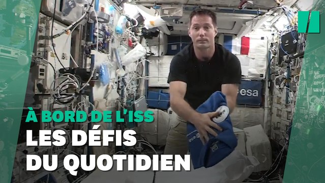 La galère de Thomas Pesquet pour plier ses vêtements dans l'ISS