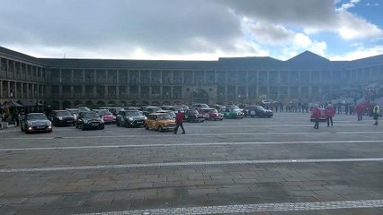 Italian Job Mini Convoy at The Piece Hall