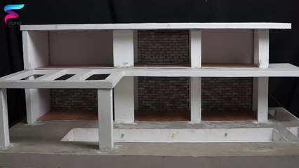 Amazing Ideas with Cement - Mini House with Swimming Pool and Mini Bricks@MCKook