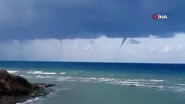 Hatay'da aynı anda 3 hortum oluştu