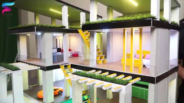 BRICKLAYING build a Mini House with swimming pool model 2 @MCKook @MonsterKook