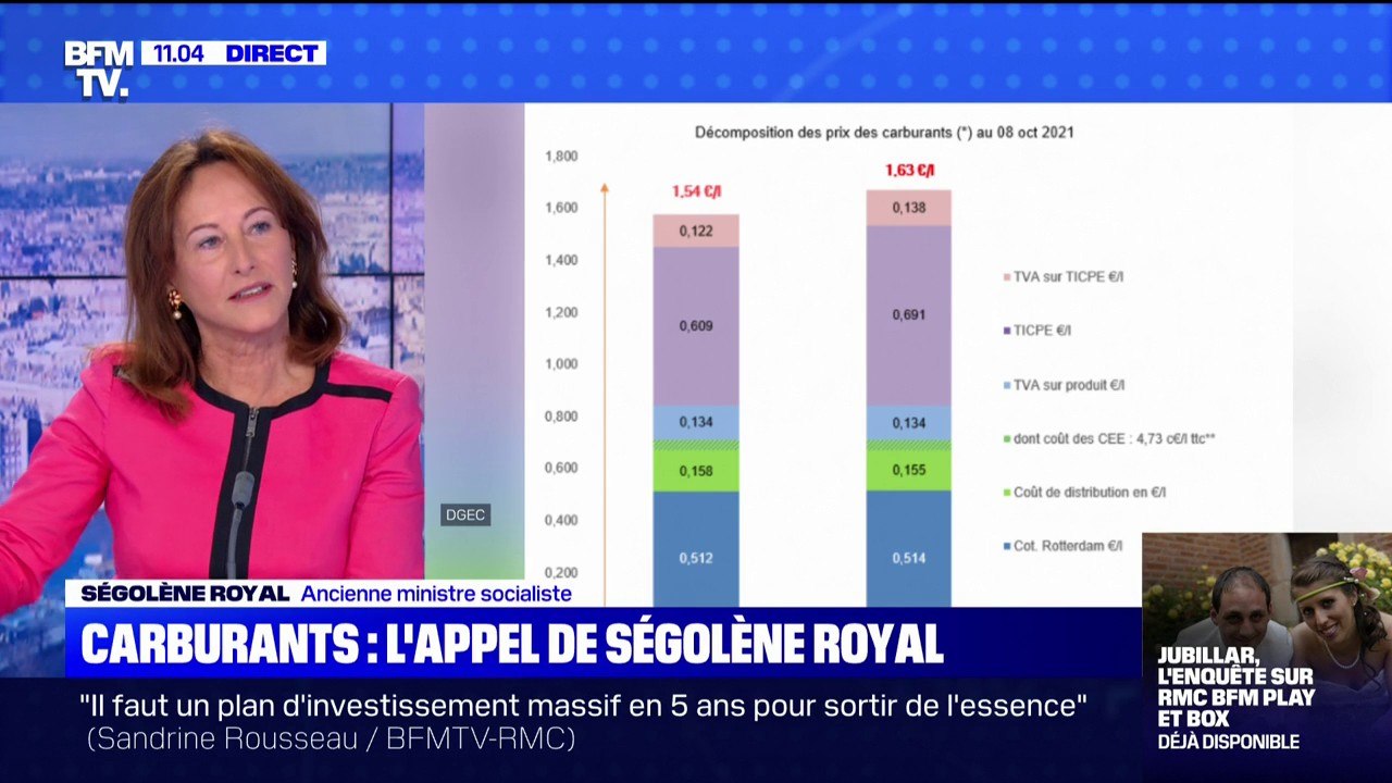"On l'a connu avec les gilets jaunes, on va pas recommencer à fermer les yeux": Ségolène Royal appelle à une baisse des taxes sur les carburants