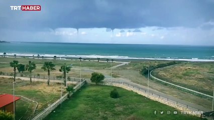 Hatay'da denizde 3 hortum oluştu