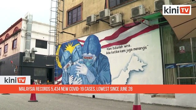 Malaysia records 5,434 new Covid-19 cases, lowest since June 28