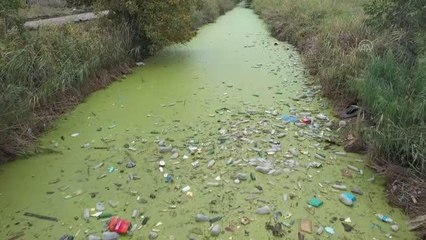 Kirlilikle gündeme gelen tahliye kanalında inceleme yapıldı