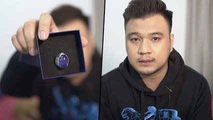 Iqbal tunjuk cincin permata biru hadiah Vida... pelik dituduh kena buatan orang