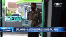 Kapolres Sidoarjo Berbagi Tali Asih ke Ardi Bocah Pederita Tumor