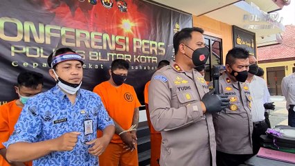 Polres Blitar Kota Ungkap Kasus Curanmor