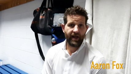 Sheffield Steelers' Aaron Fox on his goalies