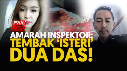 Amarah inspektor: tembak 'isteri' dua das!
