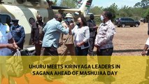 Uhuru meets Kirinyaga leaders in Sagana ahead of Mashujaa Day