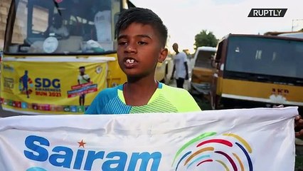 Running the good race! 9 y/o boy runs 750 km for UN's sustainability goals in India