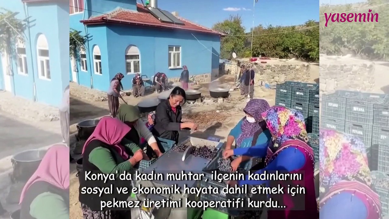 Kadın muhtar girişimci ev hanımlarına öncü oluyor