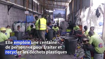 En RDC, une société recycle les déchets plastiques pour assainir Kinshasa