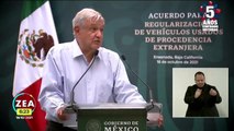 López Obrador firma decreto para regularizar autos 