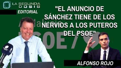 Alfonso Rojo: "El anuncio de Sánchez tiene de los nervios a los puteros del PSOE"