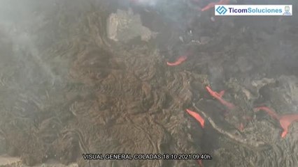 Preocupación en La Palma por el rumbo que tome el dedo desgajado de la colada norte