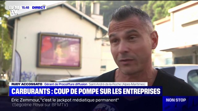 Prix des carburants: On ne peut pas le supporter (...) on perd de la marge , témoigne ce gérant d'entreprise