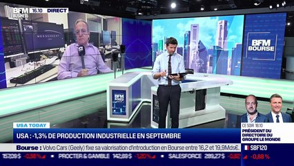 USA Today : -1,3% de production industrielle en septembre aux États-Unis par Gregori Volokhine - 18/10