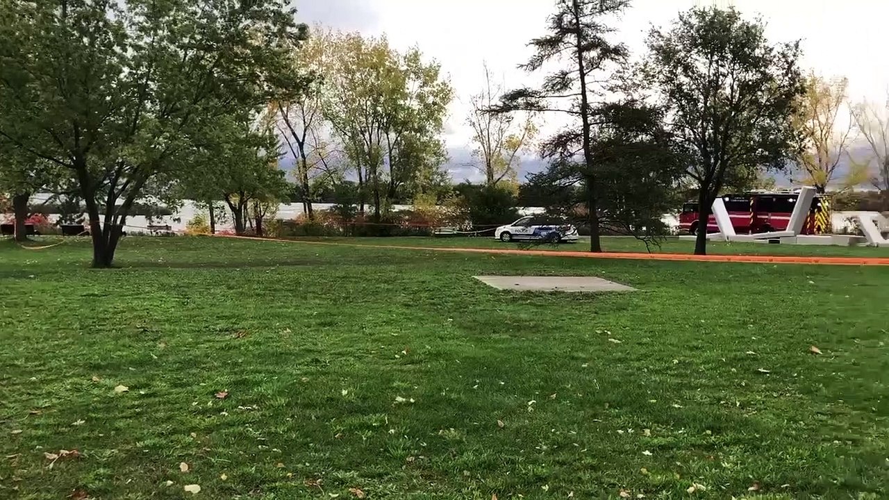 Opération de sauvetage sur le fleuve Saint-Laurent