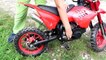 Funny Baby Ride on New Dirt Cross Bike Mini Power Wheel Pocket Bike Fuel Station