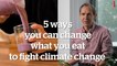 Five ways to reduce your carbon footprint: Mike Berners-Lee explains the key ways you can eat green