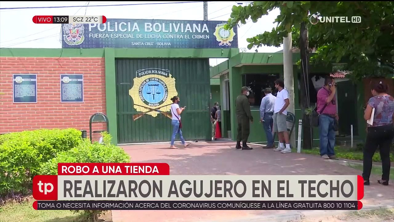Ladrones ingresan por el techo de un negocio y se llevan Bs 194.899
