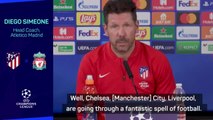 Liverpool going through 'fantastic spell' - Simeone