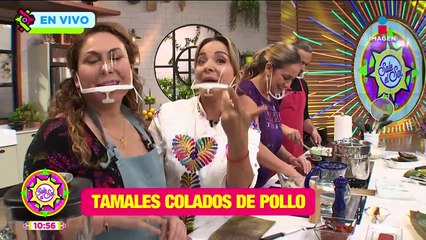 Prepara tamales colados con Ingrid Ramos y Linda Cherem por nuestro 5to aniversario